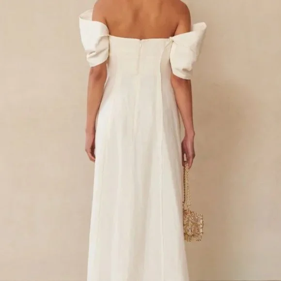 Cult Gaia Muna Dress Off-White Size 4 - Picture 3 of 11